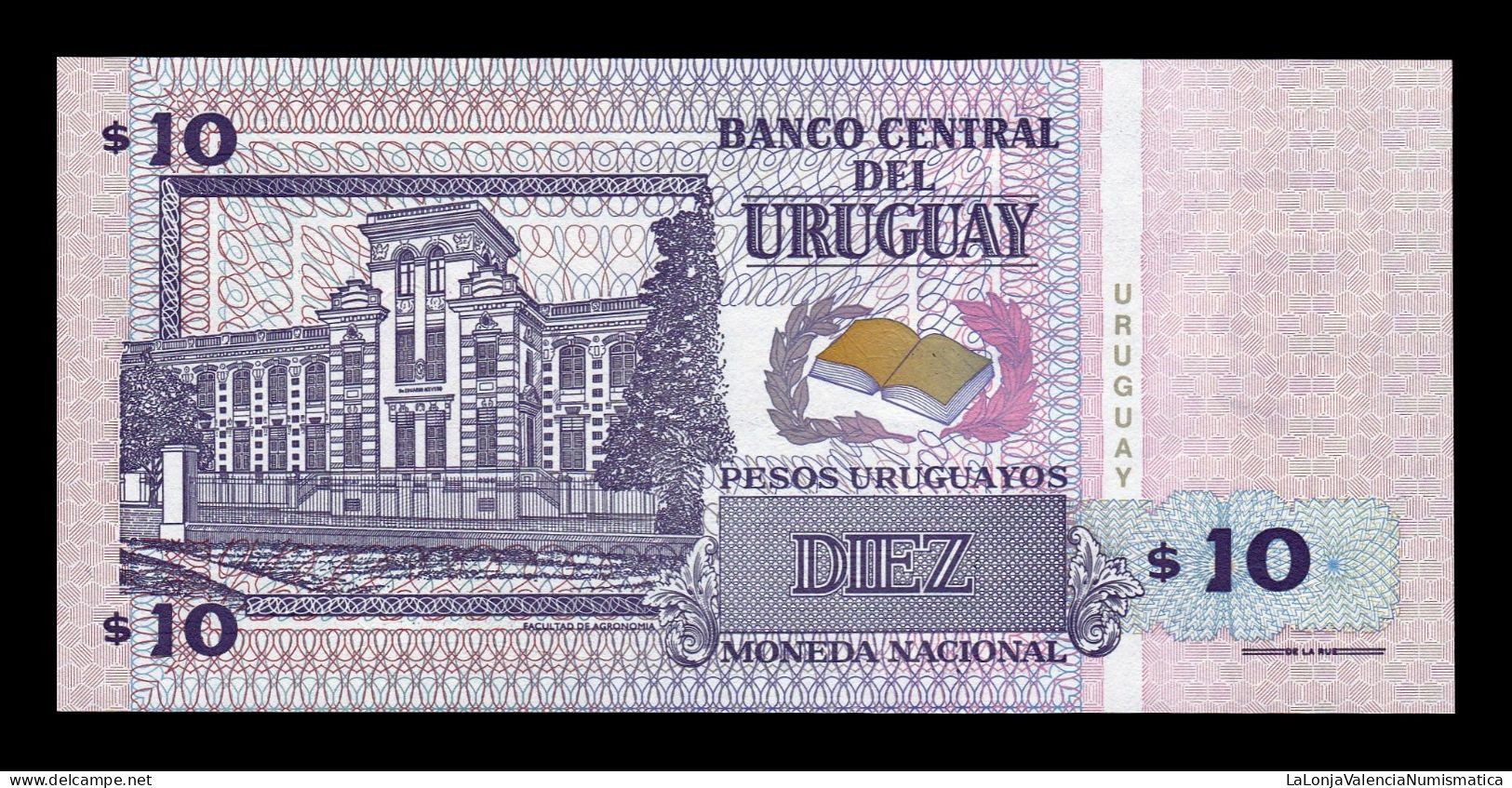 Uruguay 10 Pesos Uruguayos 1998 Pick 81 Sc Unc - Uruguay