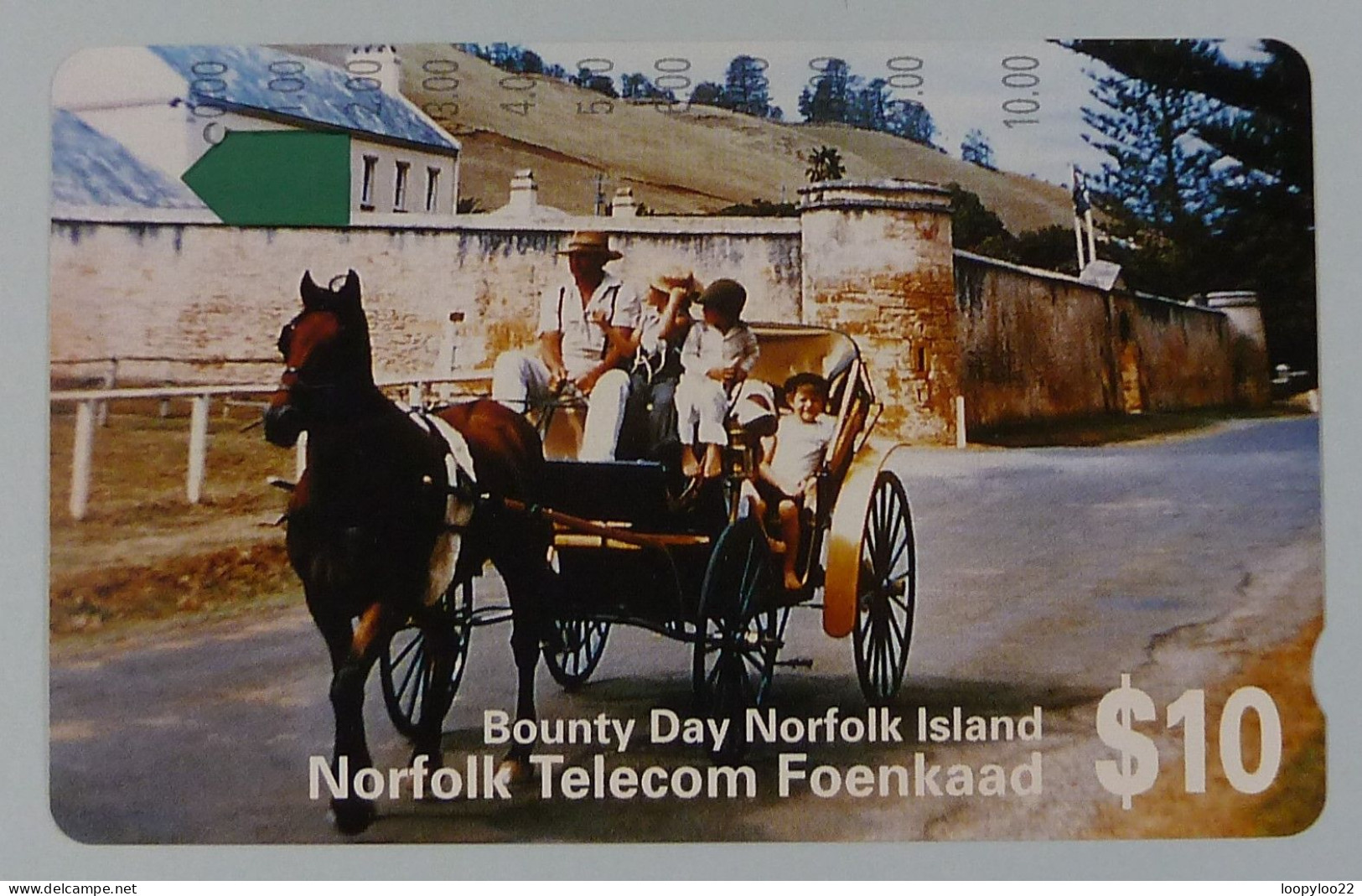 NORFOLK ISLAND - Anritsu - Bounty Day - $10 - VF Used - Isola Norfolk