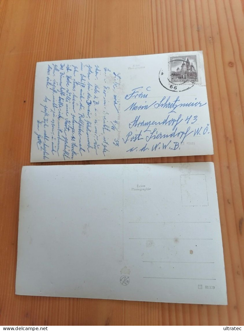 2x AK "BAD DEUTSCH ALTENBURG" SCHÖNE ALTE POSTKARTEN VINTAGE ANTIK SW NOSTALGIE ANSICHTSKARTEN  HEIMAT SAMMLER  ORIGINAL - Bad Deutsch-Altenburg