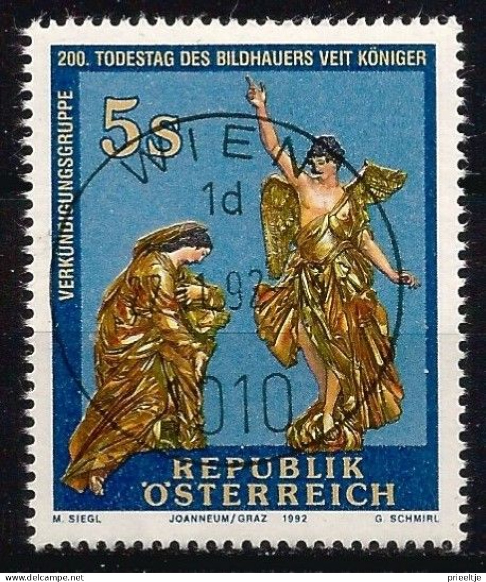 Austria - Oostenrijk 1992 Sculpture Y.T. 1911 (0) - Used Stamps