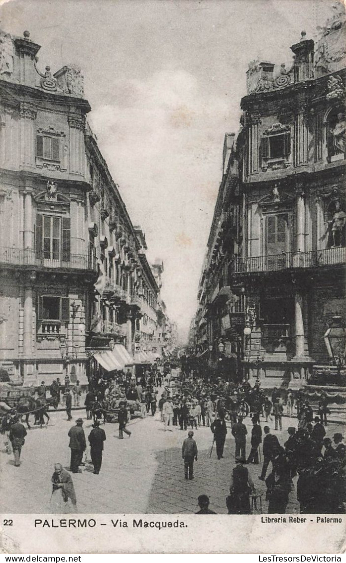 ITALIE - Palermo - Via Macqueda - Animé - Carte Postale Ancienne - Palermo