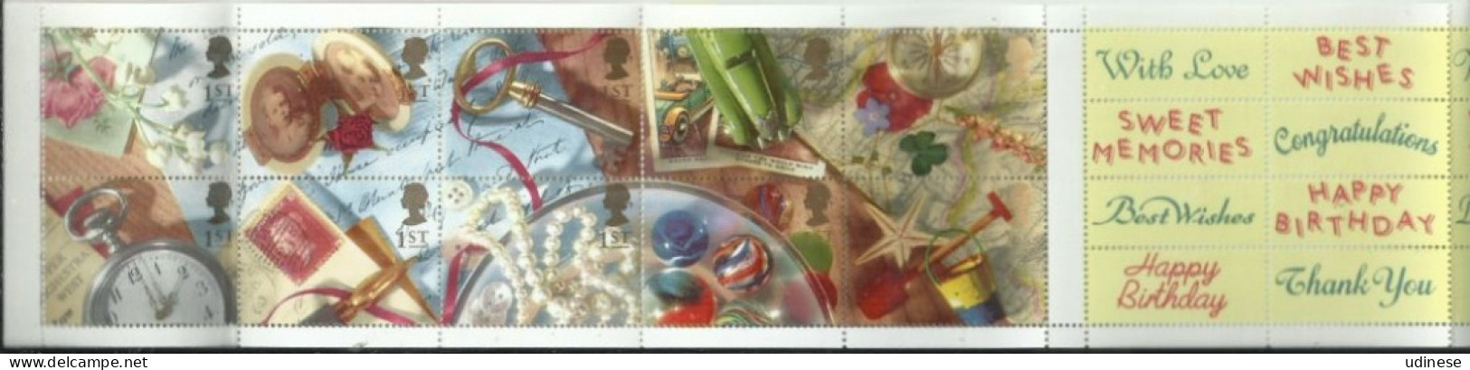 UNITED KINGDOM 1992 - MEMORIES GREETINGS STAMP BOOKLET - MINT MNH NEUF NEU NUEVO - Postzegelboekjes