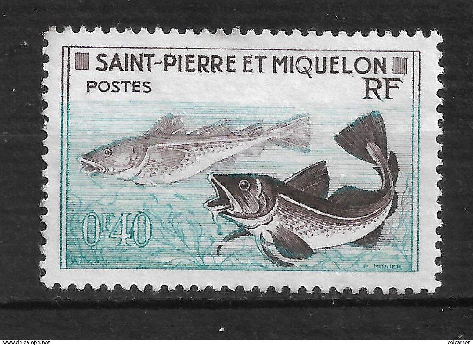 SAINT PIERRE ET MIQUELON N°  353 " MORUE " - Unused Stamps