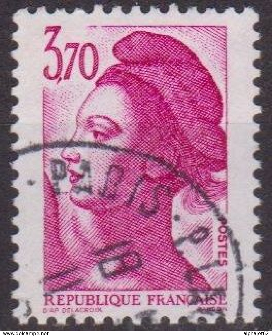 Type Liberté De Delacroix - FRANCE - Série Courante - N° 2486 - 1987 - Gebraucht