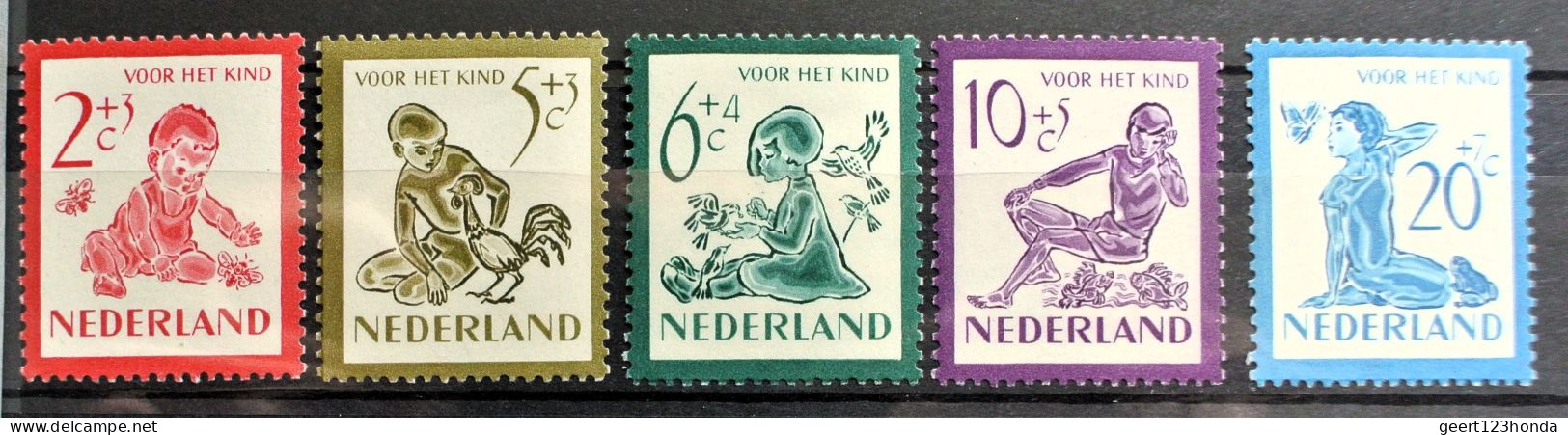 NIEDERLANDE 1950 " KINDERHILFE" Michelnr 565/569 Sehr Schon Postfrisch € 32,00 - Ungebraucht