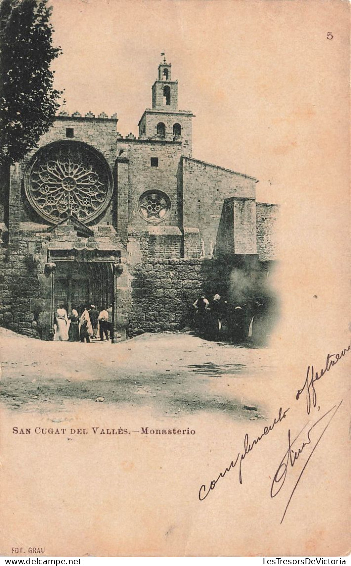 ITALIE - San Cugat Del Vallès - Monasterio - Animé - Carte Postale Ancienne - Sonstige & Ohne Zuordnung