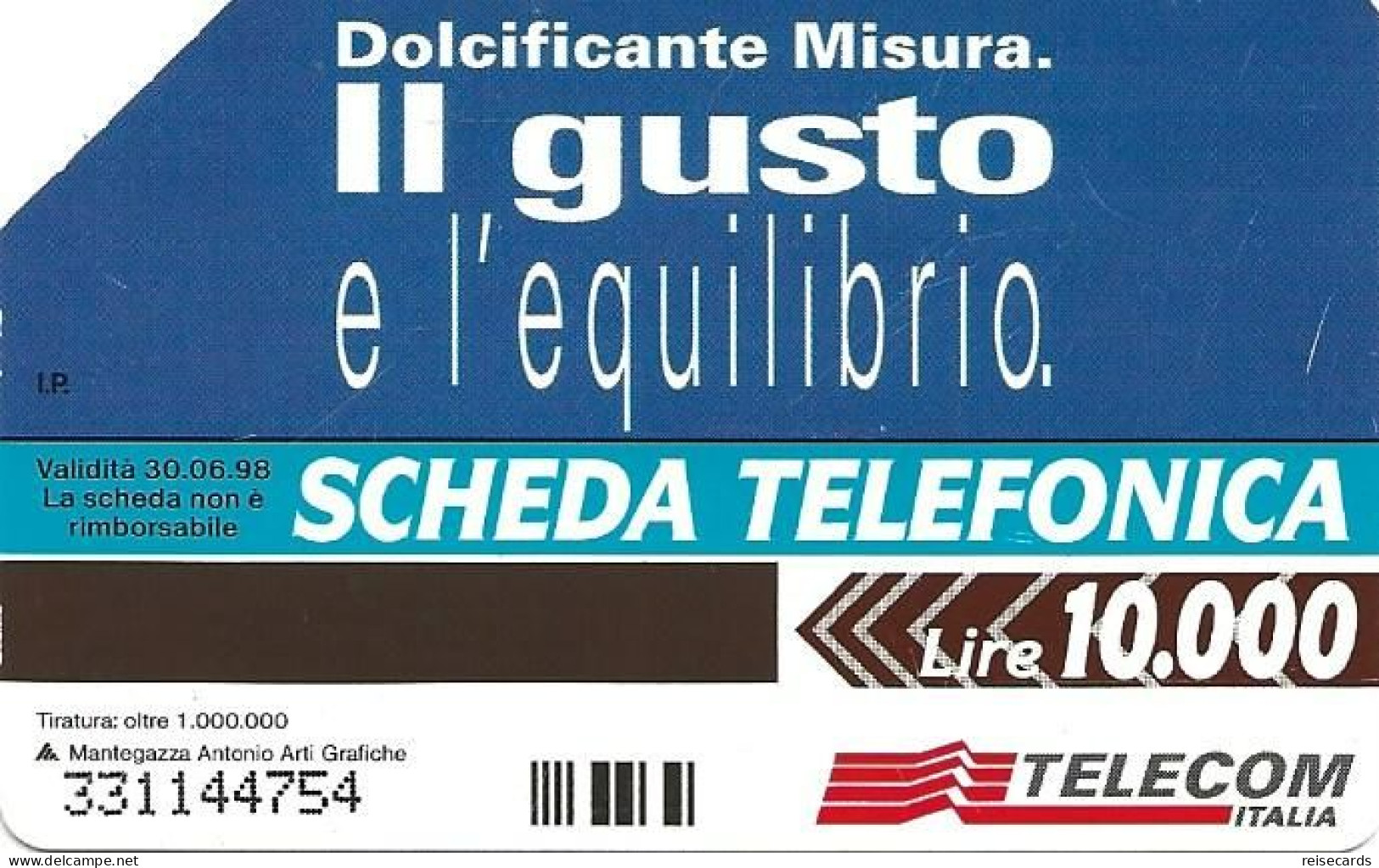 Italy: Telecom Italia - Misura - Pubbliche Pubblicitarie