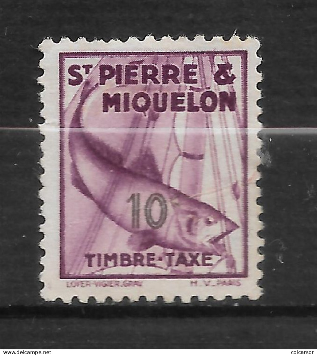 SAINT PIERRE ET MIQUELON N° 33 - Timbres-taxe