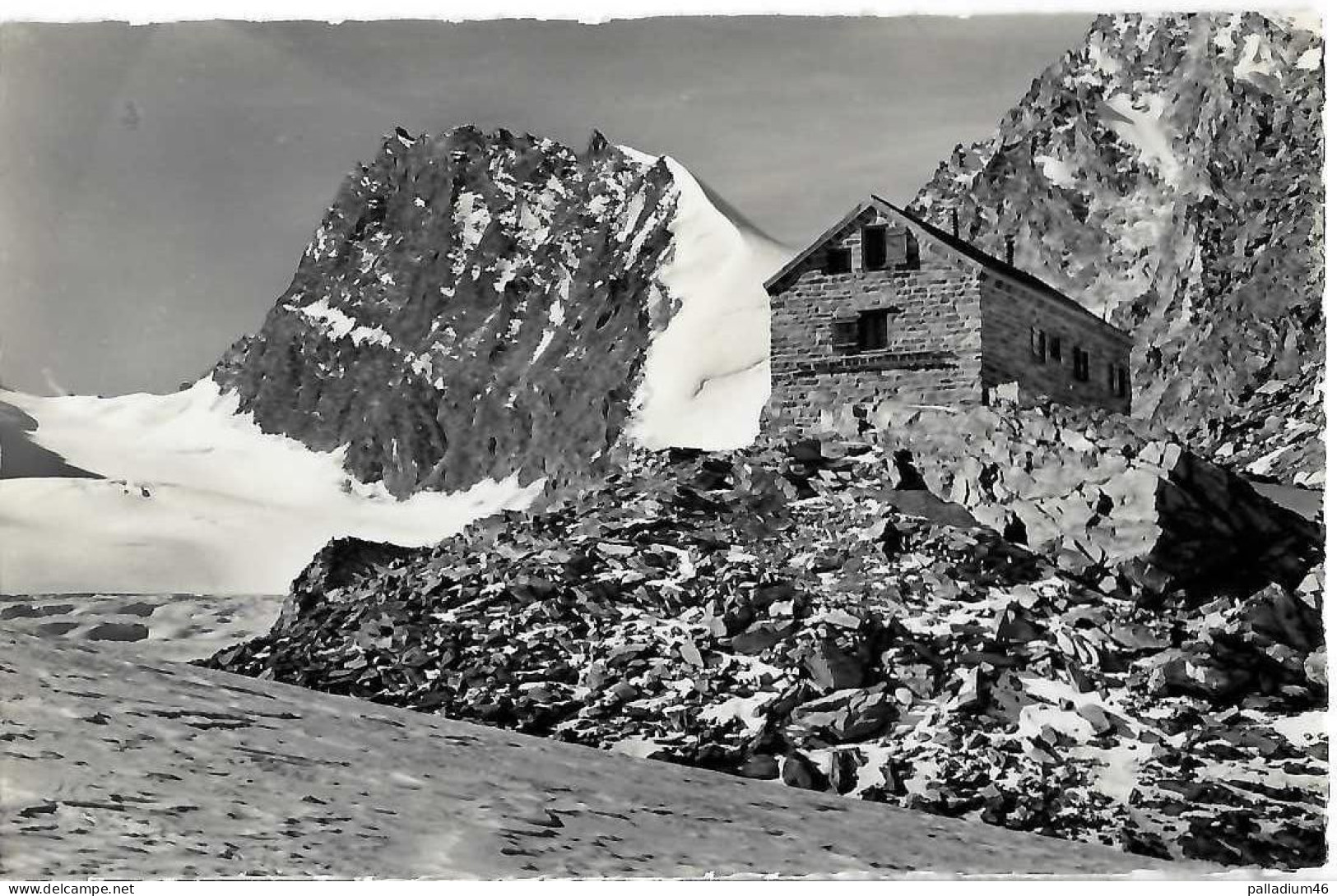 VS - Saas-Fee Britannia-Hütte S.A.C. Rimpfischhorn - Gyger Phot., Adelboden No 10496- Pas Circulé - Saas-Fee