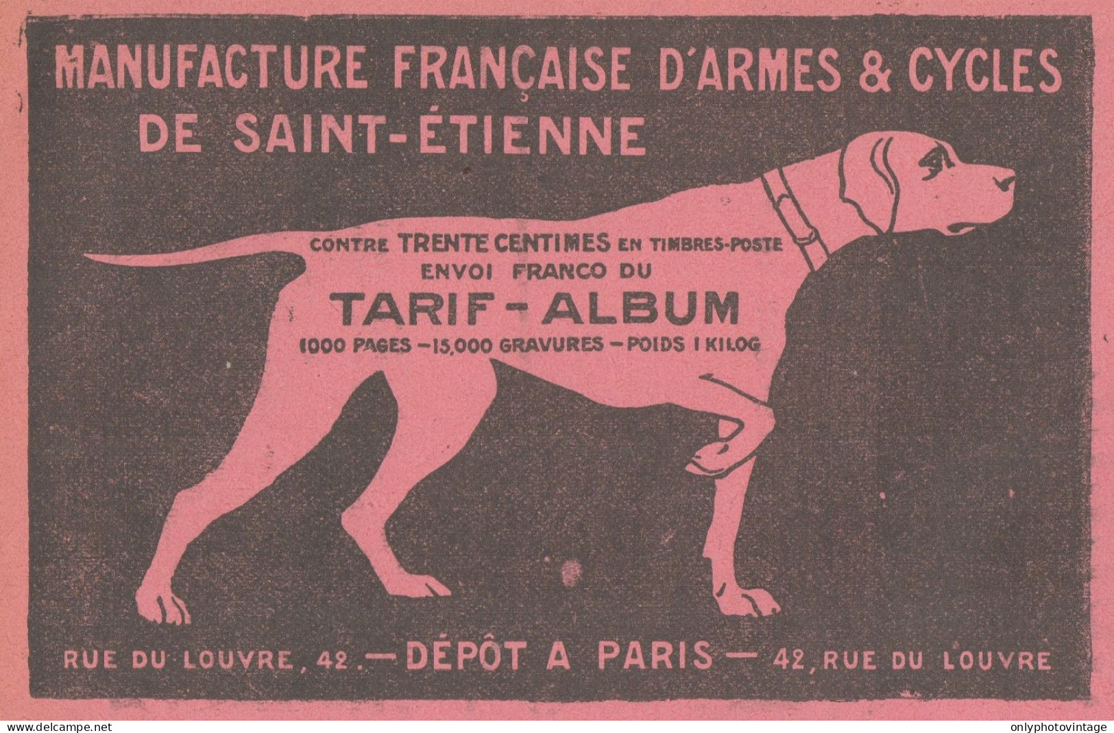 Manufacture Française D'Armes & Cycles - Pubblicità D'epoca - 1906 Old Ad - Werbung