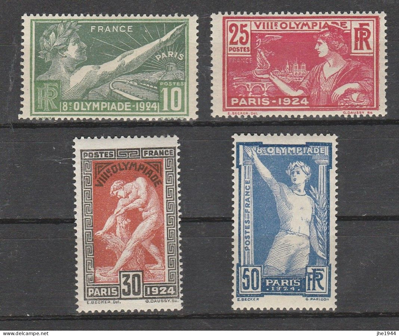 France N° 183 à 186 ** JO De Paris, Serie De 4 - Unused Stamps