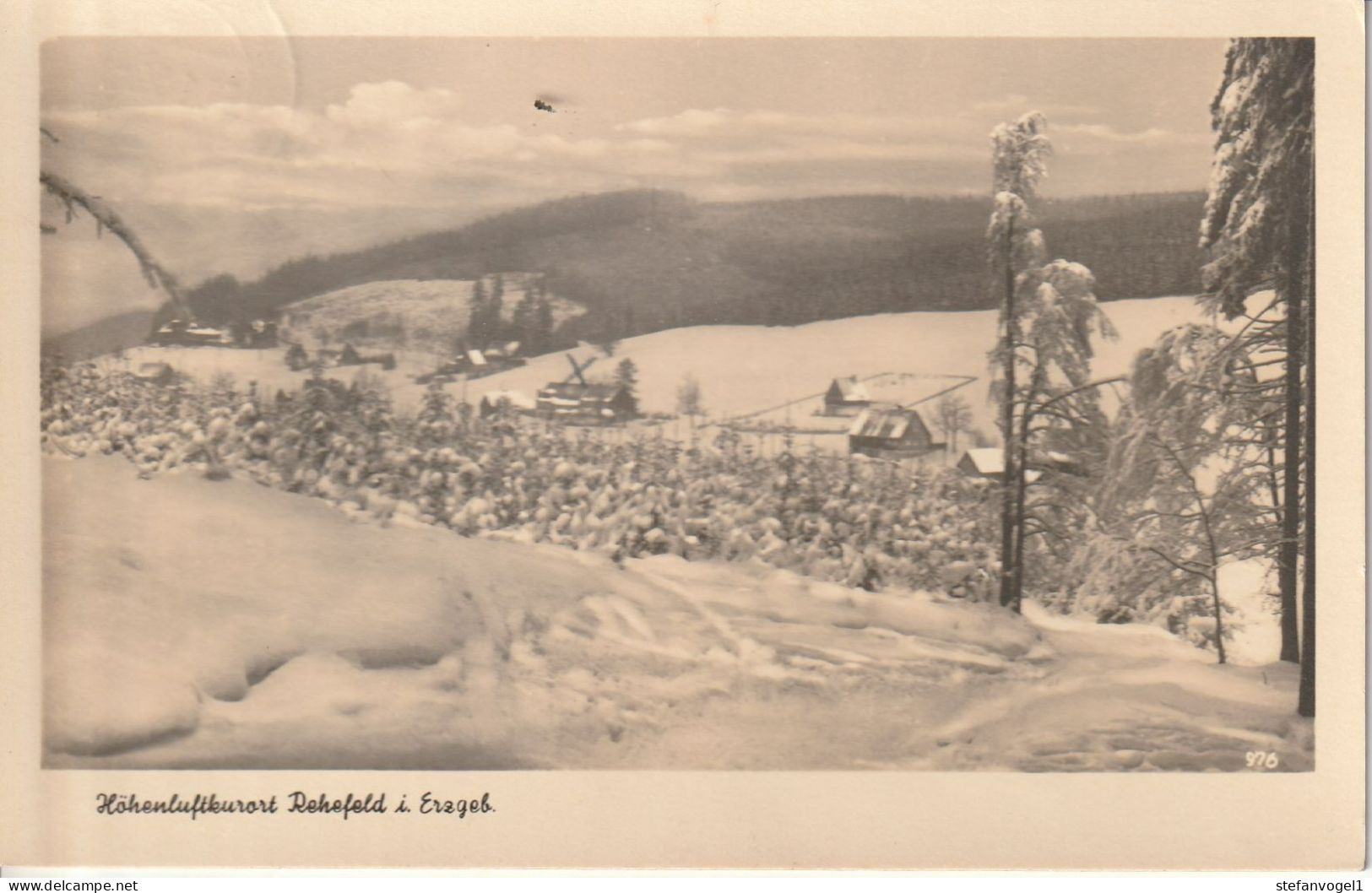 Rehefeld   1953 Im Winter - Rehefeld