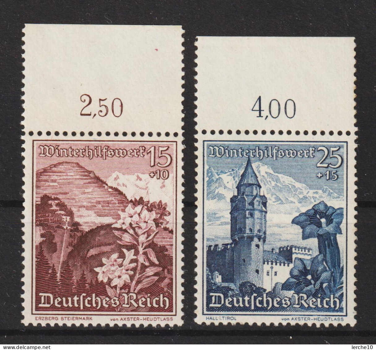 MiNr. 681, 682 ** Oberrand  (0397) - Unused Stamps