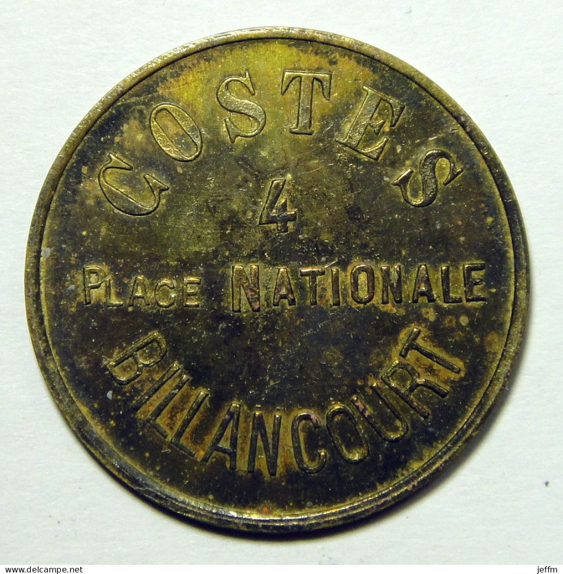 Boulogne-Billancourt (92) - COSTES - 2 Centimes - Monedas / De Necesidad