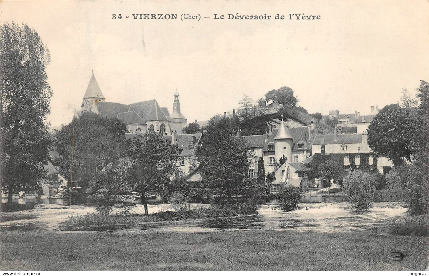 VIERZON    DEVERSOIR DE L YEVRE - Vierzon
