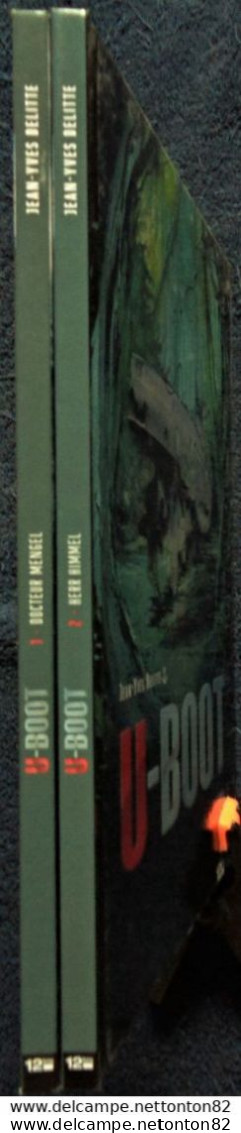 Jean-Yves Delitte - U - BOOT -  TOMES 1 & 2 -  1 : Docteur Mengel - 2 : Herr Himmel - Éditions 12 Bis - ( E.O 2011  ) . - Altri & Non Classificati