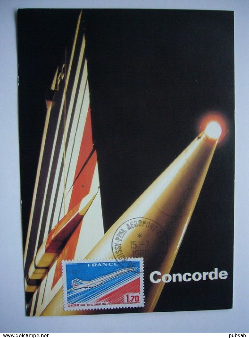 Avion / Airplane / AIR FRANCE / Concorde / Carte Maximum - 1946-....: Ere Moderne