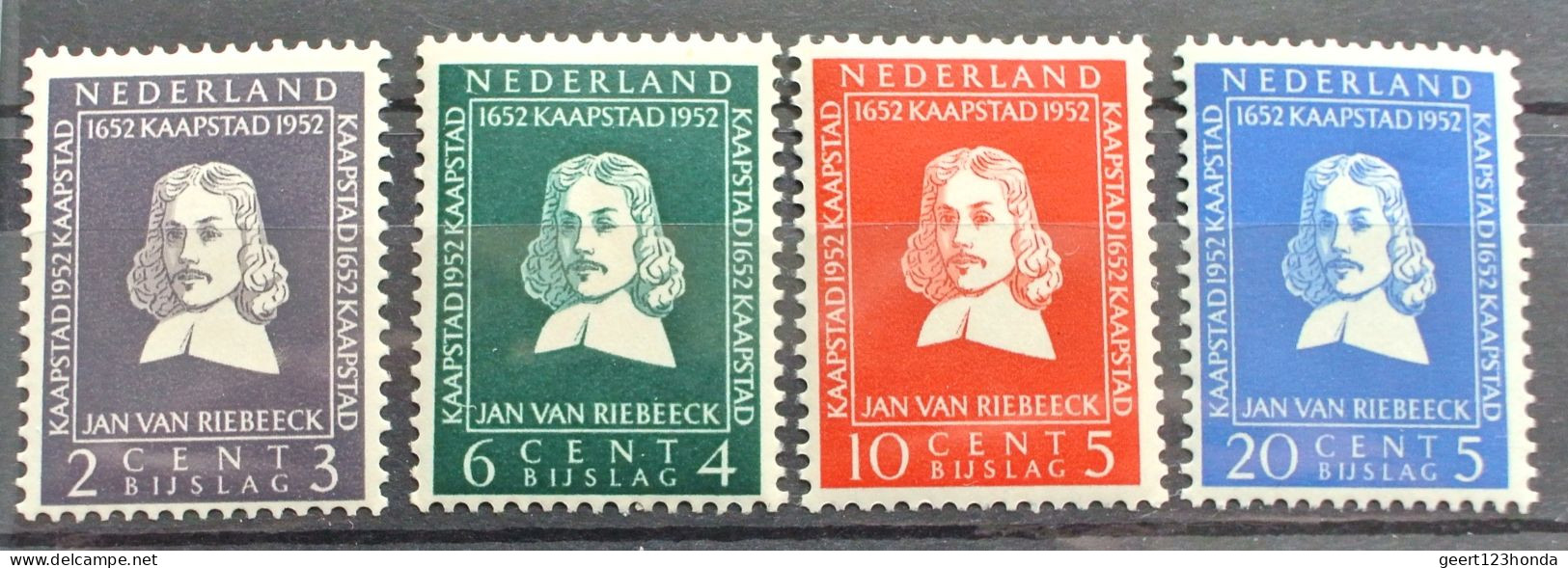 NIEDERLANDE 1952 " JAN RIEBEECK" Michelnr 583/586 Sehr Schon Postfrisch € 30,00 - Ongebruikt