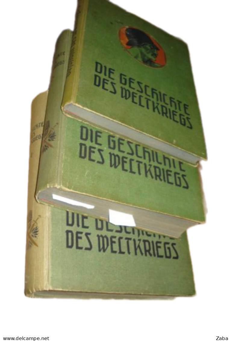 WW1 Three Books Of Frst World War,1919 - Holandés