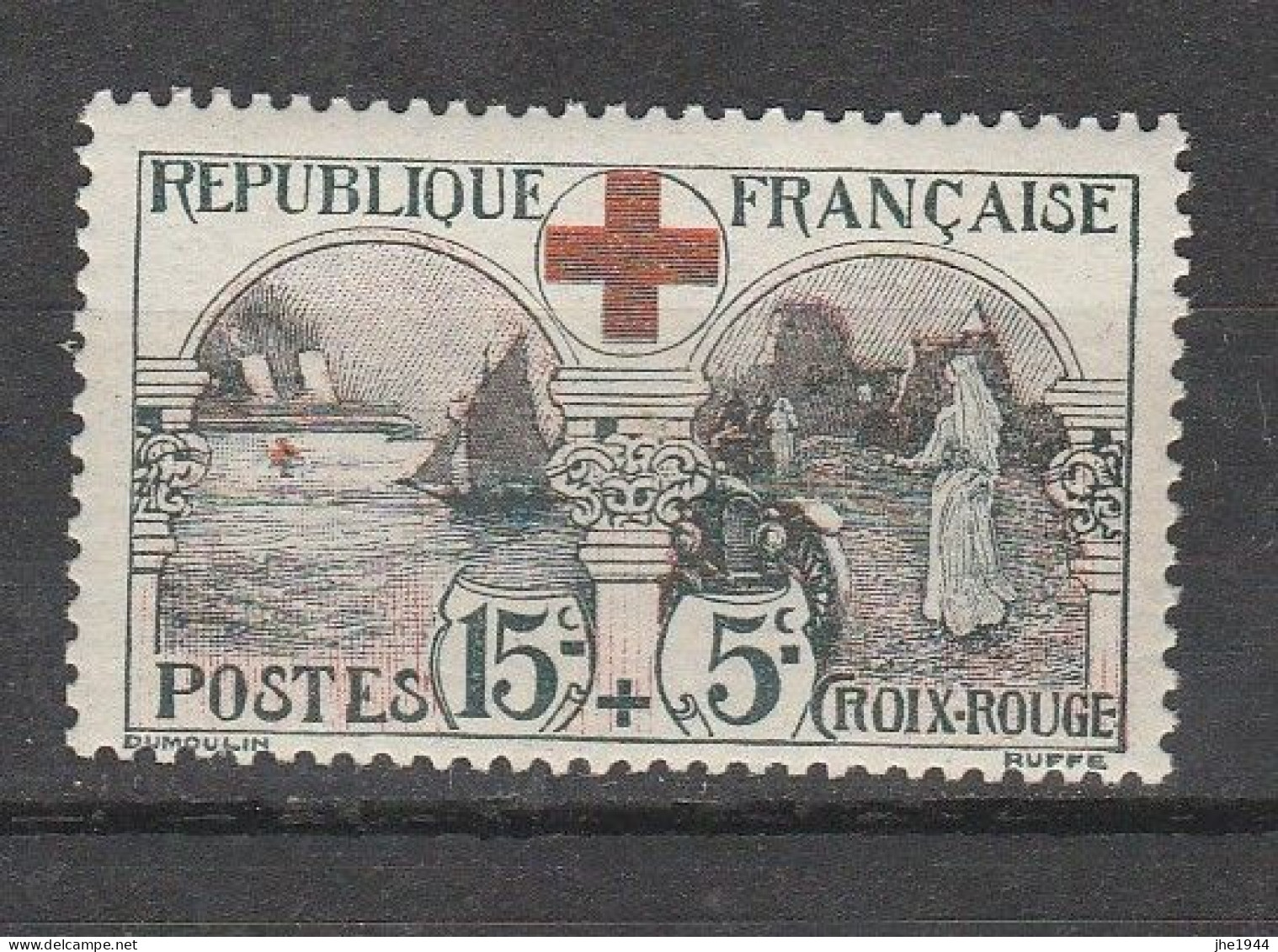 France N° 156 ** Au Profit De La CR 15c + 5c - Unused Stamps