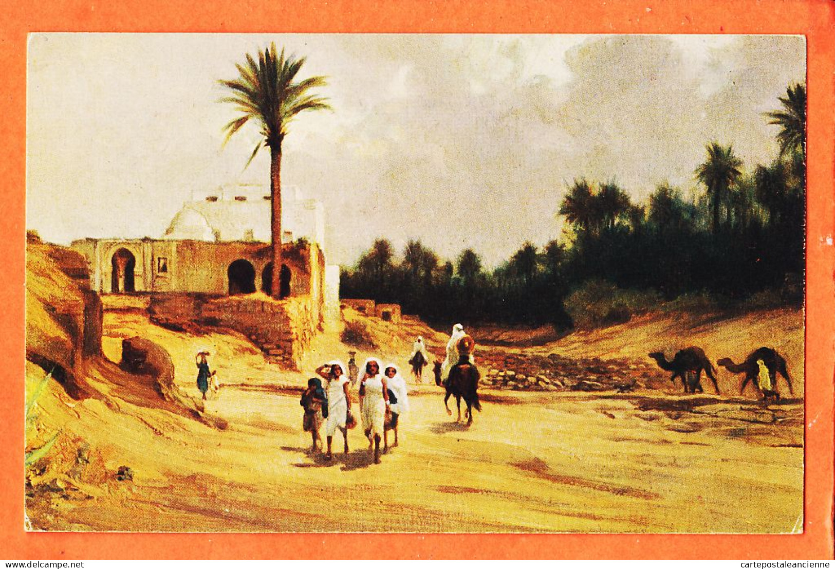 09977 / ⭐ Ägypten ◉ Oase Und Dattelhain ◉ Egypte Oasis Avec Foret Dattiers 1905s ◉ ROMMLER JONAS Dresden R-118 Egypt - Other & Unclassified