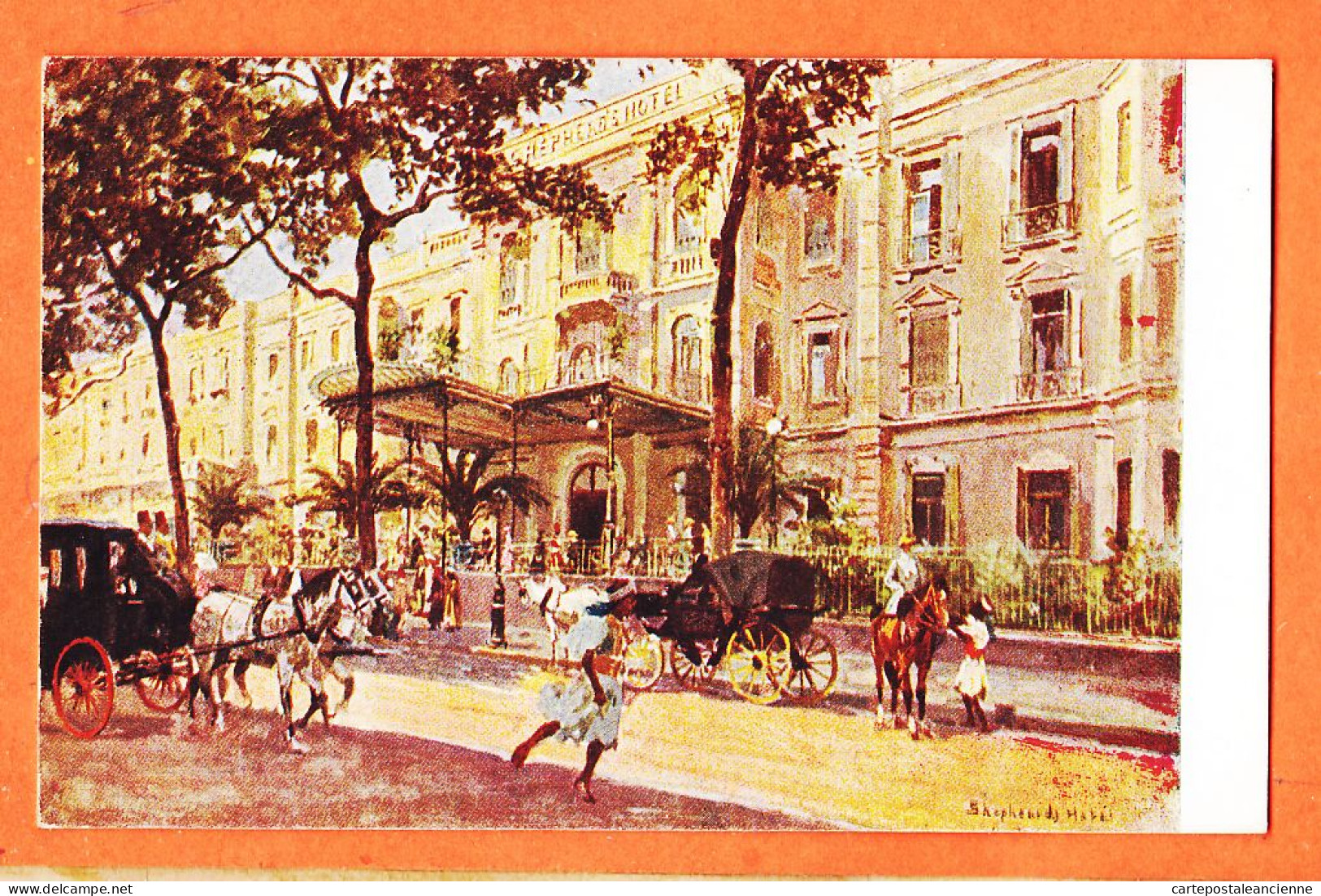 09960 / ⭐ LE CAIRE Egypte ◉  CAIRO SHEPHEARD'S Hotel à Suzanne VEISBLAT 60 Rue Caulaincourt Paris ◉ LIVADAS COUTSICOS  - Cairo