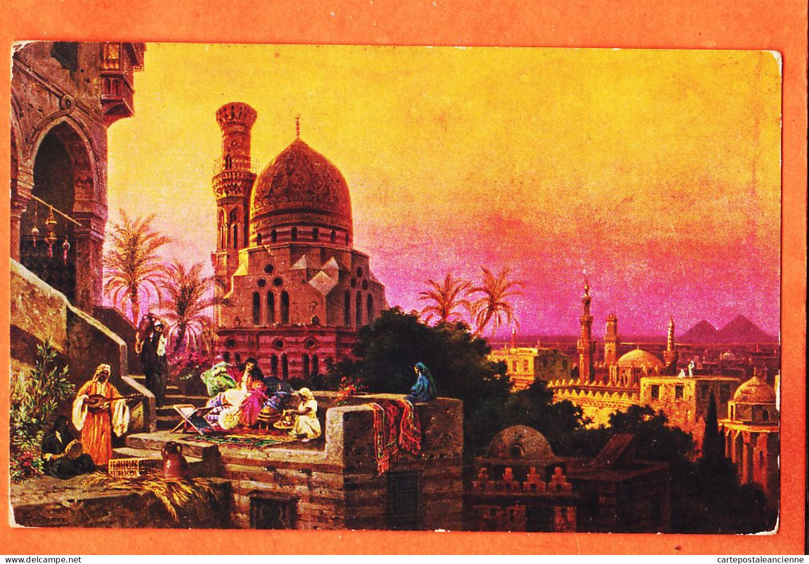 09955 / ⭐ LE CAIRE Egypte ◉  CAIRO KAIRO 1905s ◉ Ilustrateur Carl WUTTKE ? ◉ Litho R-125 - Cairo