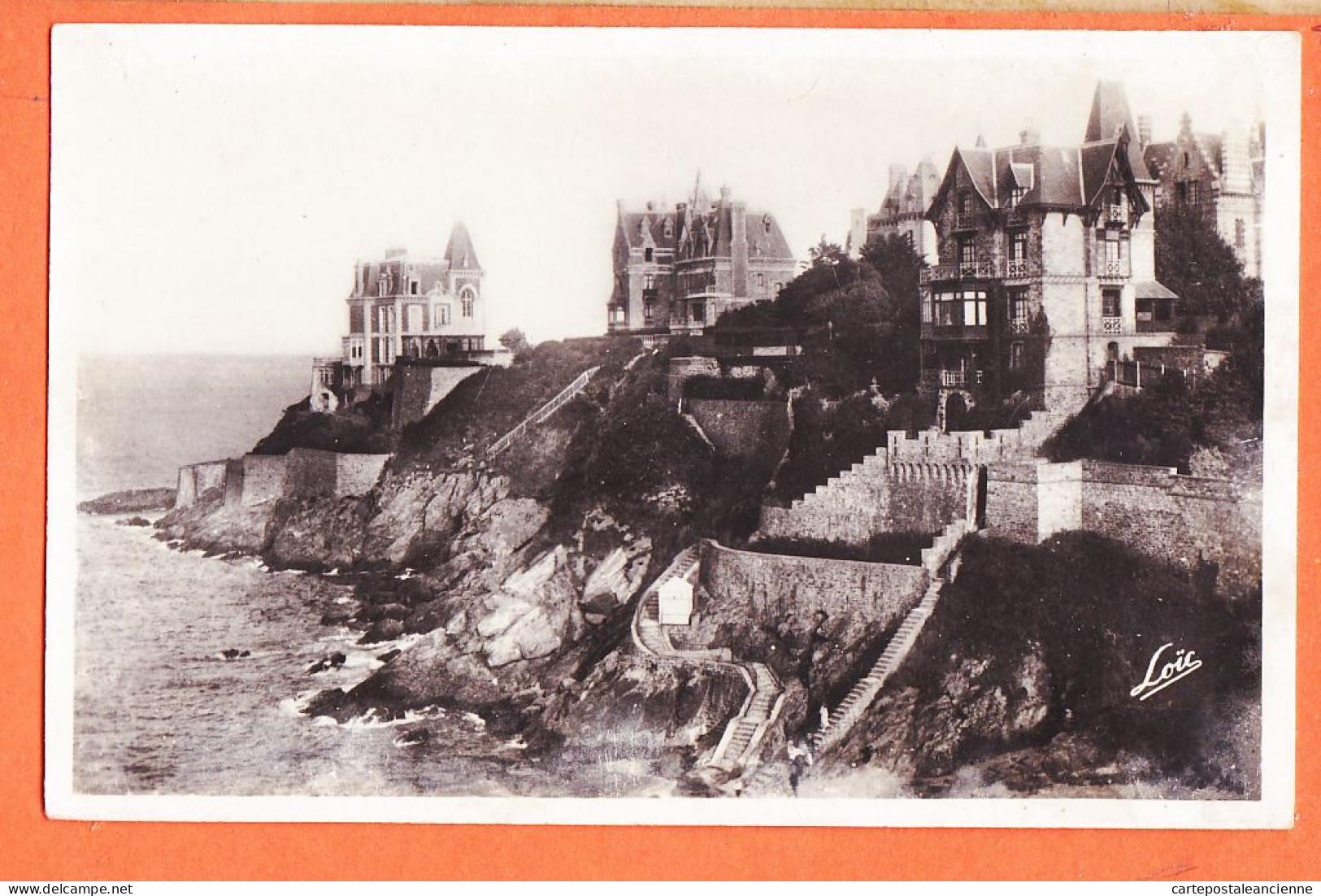 09871 / ⭐ DINARD 35-Ille Vilaine ◉ La MALOUINE Côte Emeraude 1930s ◉ Carte-Photo-Bromure LAURENT-NEL LOÏC 1848 - Dinard