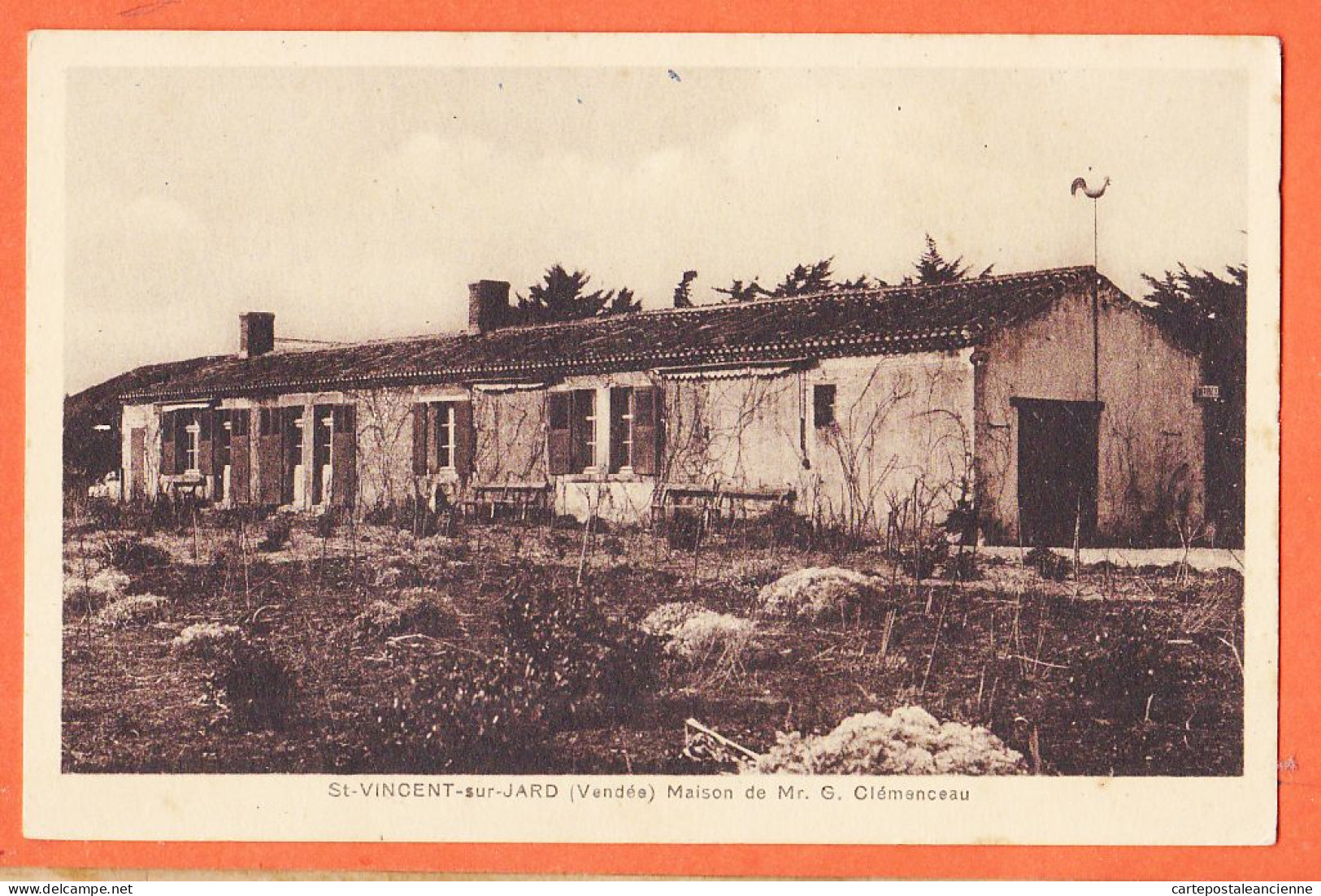 09911 / ⭐ SAINT-VINCENT-sur-JARD St 85-Vendée ◉ Maison Georges CLEMENCEAU  1920s ◉ Cliché SIBARD - Sonstige & Ohne Zuordnung