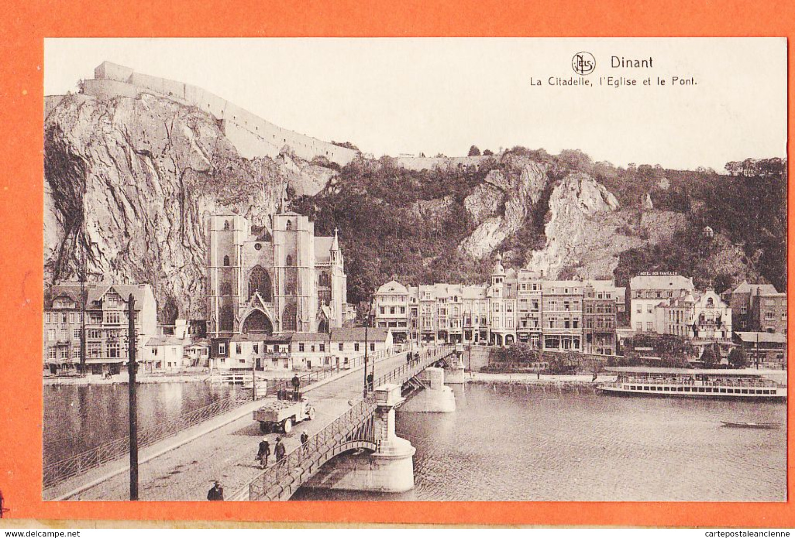 09506 /⭐ ◉  DINANT Namur Citadelle L'Eglise Et Le Pont (2) 1910s ● Ern THILL Bruxelles NELS  - Dinant