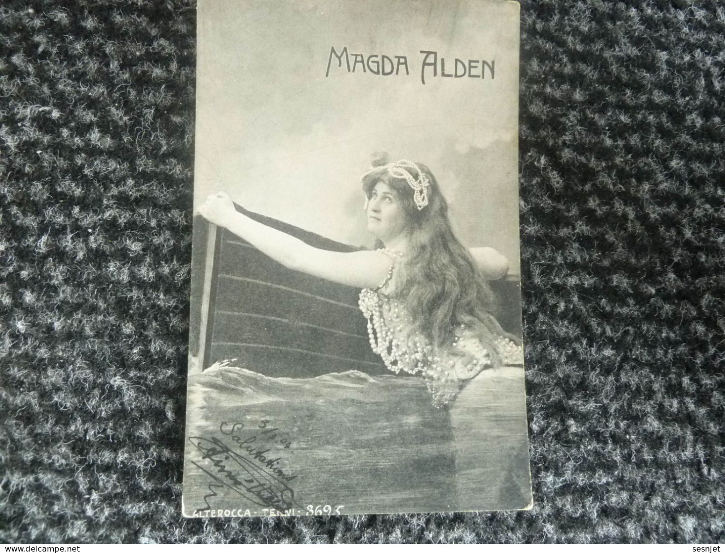 Magda Alden (1887-1948) Actrice - 3695 - Yt 111 - Editions Alterocca - Année 1904 - - Mujeres