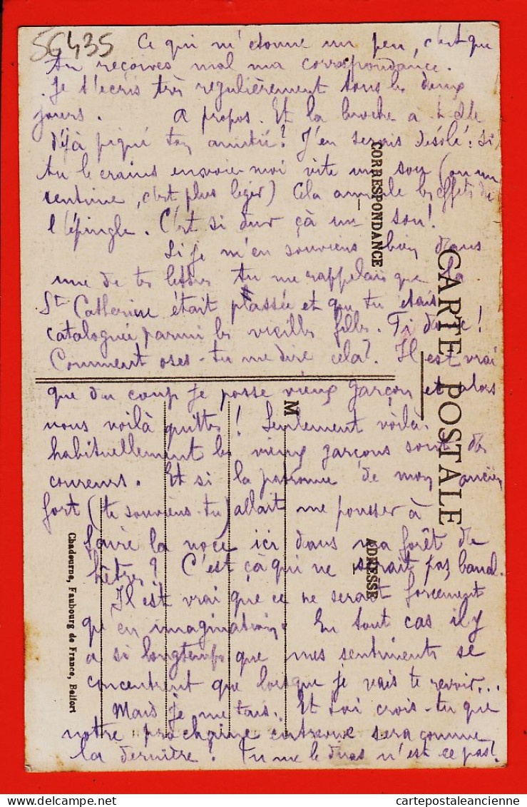 09542 /⭐ ◉  Lisez Coquin Vieux Garçon Poilu Achille BAUX Front 02-1916 UEBERSTRASSE (68) Village-CHADOURNE 965 - Other & Unclassified