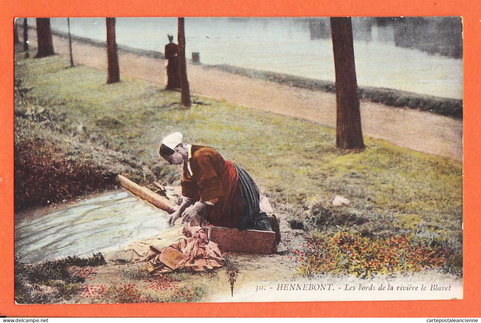 09549 /⭐ ◉  Peu Commun HENNEBONT 56-Morbihan Lavandière Bords Rivière LE BLAVET 1910s Editions ARTAUD NOZAIS 30 - Hennebont