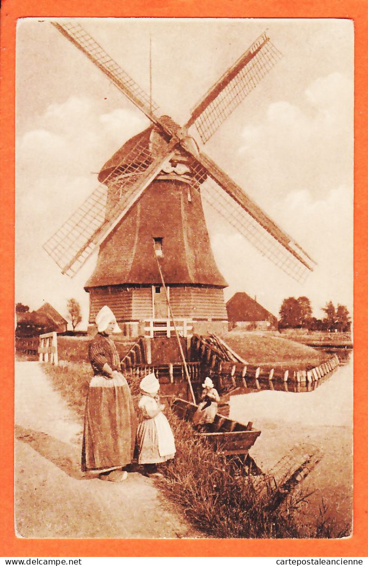 09593 /⭐ ◉  Moulin à Vent Pays-Bas Hollande Pittoresque Molen Windmolen Windmühle Windmill Molino Viento 1900s E R Paris - Molinos De Viento