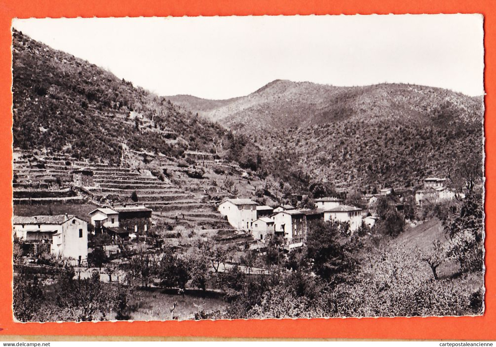 09703 / ⭐ ♥️  Peu Commun LES PLANTIERS 30-Gard Vue Générale Du Village 1940s Photo-Bromure 9x14 Studio ANDRE Bessèges - Other & Unclassified