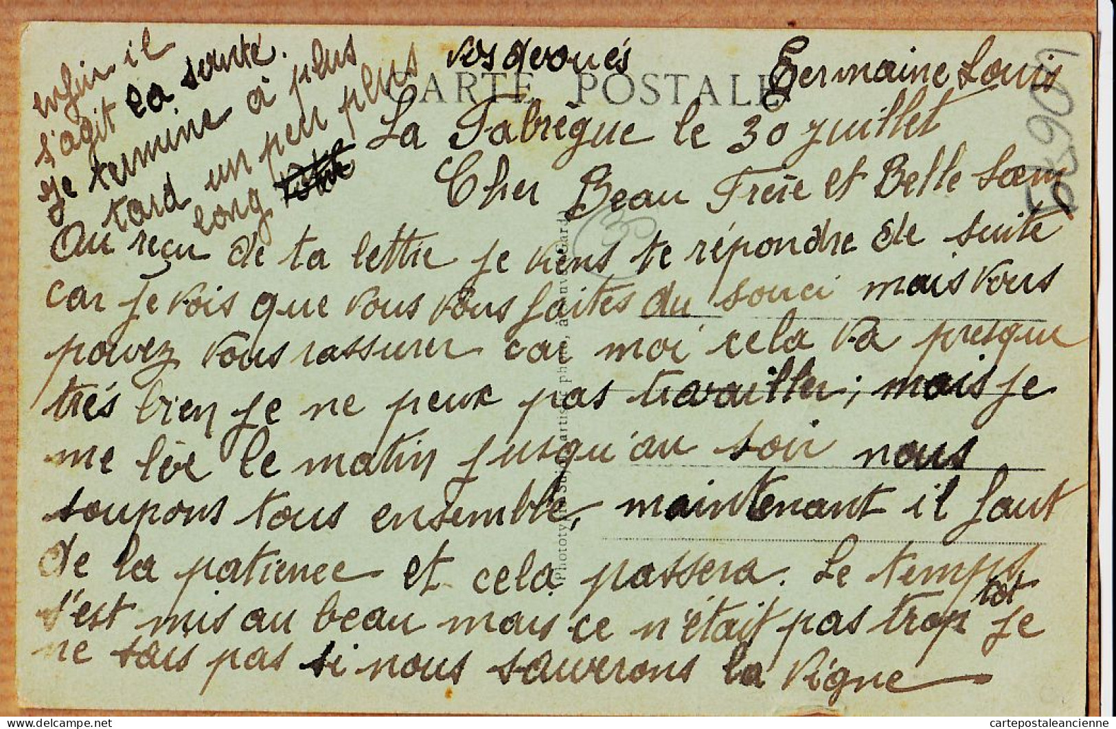 09704 / ⭐ ♥️  Rare ARRIGAS Gard Café-Restaurant Place Et Ecoles 1910s écrite De FABREGUE Phototypie SUJOL - Other & Unclassified