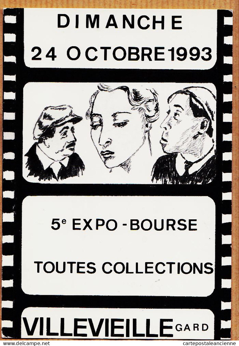 09745 / ⭐ VILLEVIEILLE 30-Gard Dimanche 24 Octobre 1993 5e Expo-Bourse Toutes Collections REVE De CHATS N°188 - Other & Unclassified
