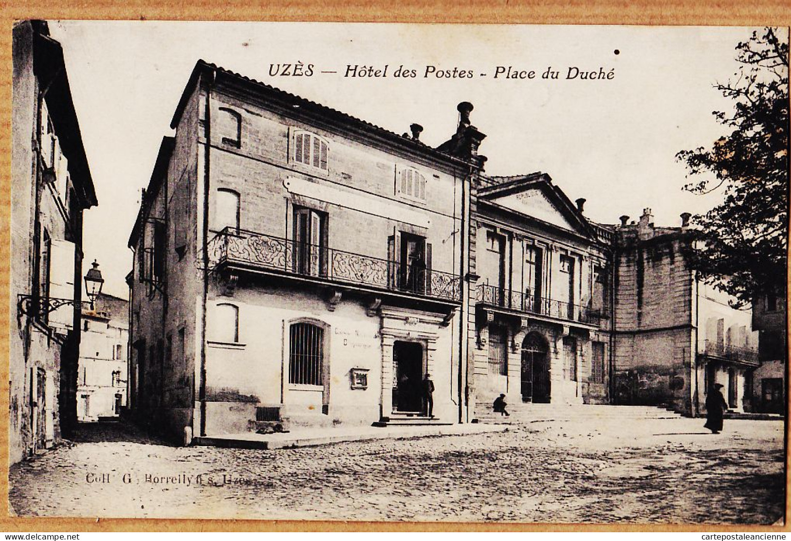 09776 / ⭐ UZES 30-Gard Hotel Des POSTES Place Du DUCHE 1921 De Jeanne PORTAL à HUGUET Bué Les Tavernes -BORELLY - Uzès