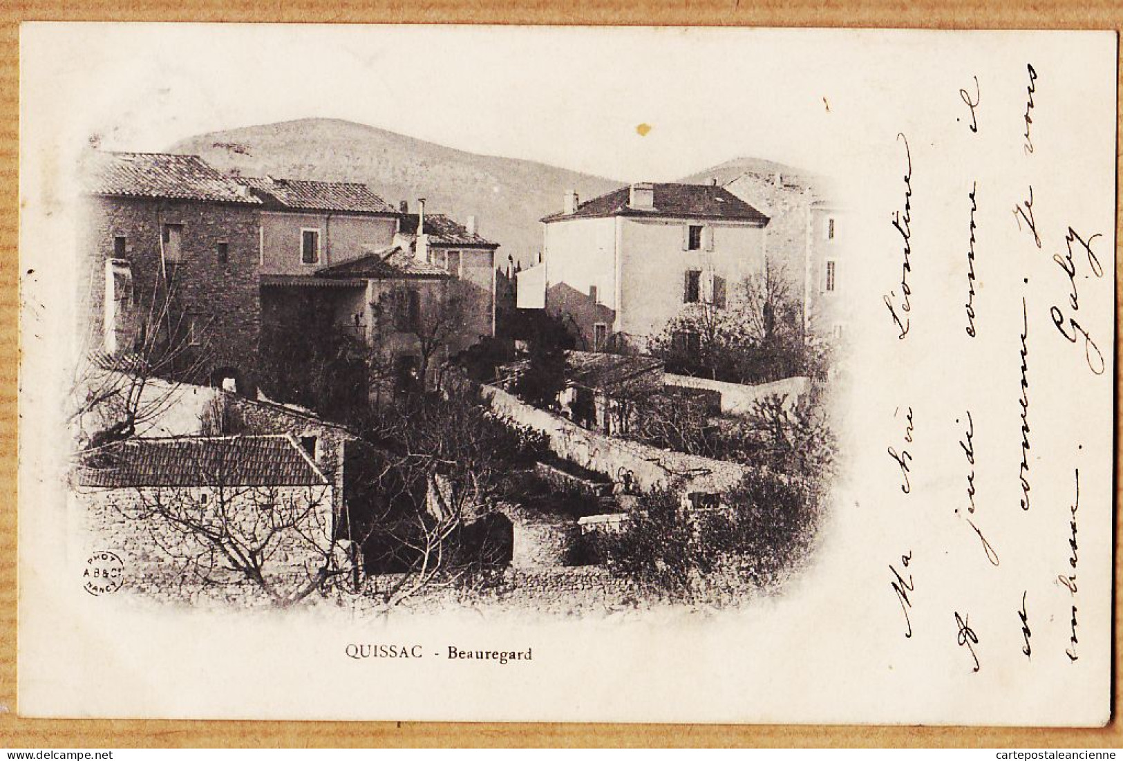 09729 / ⭐ ♥️  Peu Commun QUISSAC Gard Hameau De BEAUREGARD 1905 à DUCROS Cassagnoles Lédignan-Photo A.B & Cie - Quissac