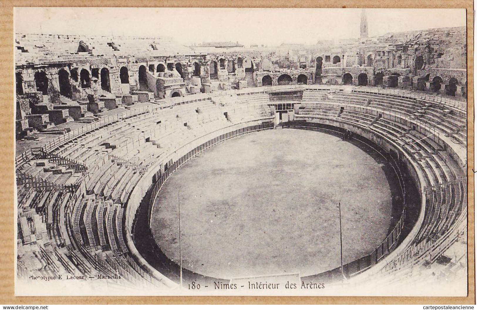 09690 / ⭐ NÎMES 30-Gard Intérieur Des Arênes 1910s- Phototypie LACOUR 180 - Nîmes