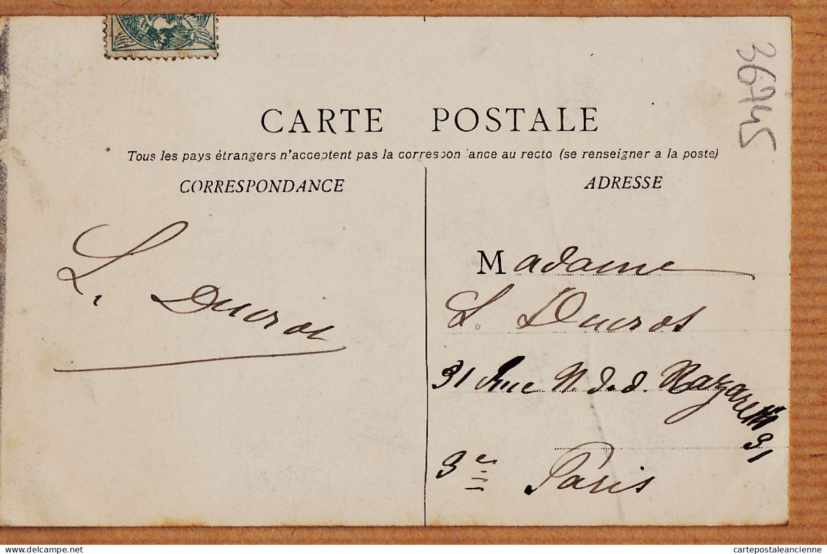 09702 / ⭐ Curiosité Erreur Impression VIZENOBRES Pour VENEZOBRES  Environs D' ALAIS Gard Le Château Parc 1905 à DUCROS  - Sonstige & Ohne Zuordnung