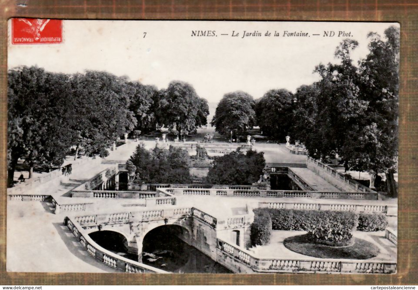 09650 / ⭐ NIMES 30-Gard Jardin De La FONTAINE 3.06.1909 à MILHAU Rue Des Brasseries Castres Tarn - NEURDEIN 7  - Nîmes