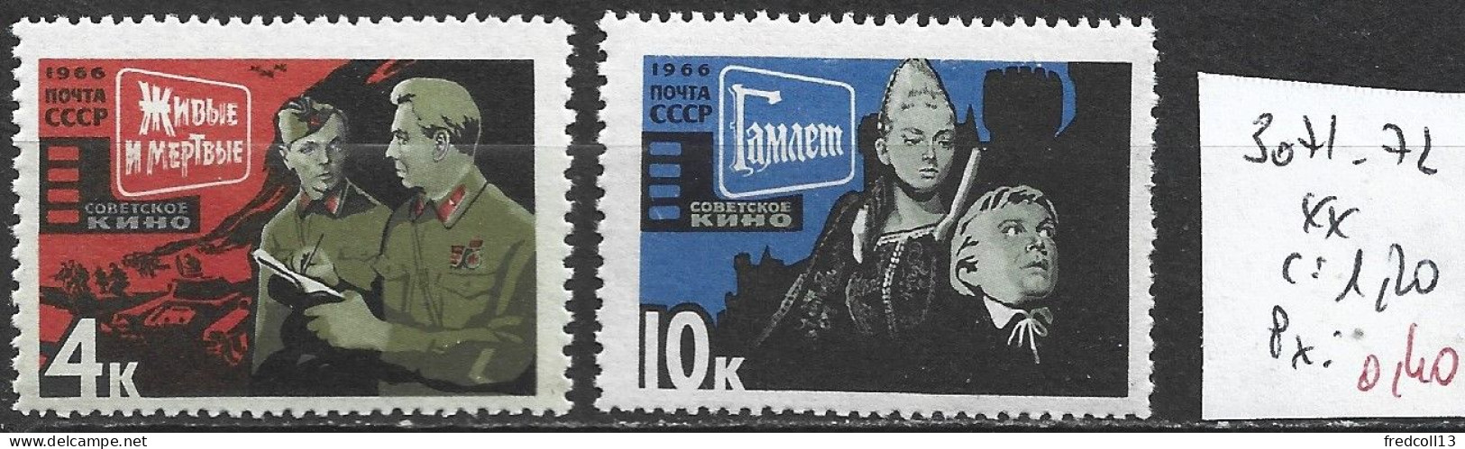 RUSSIE 3071-72 ** Côte 1.20 € - Unused Stamps