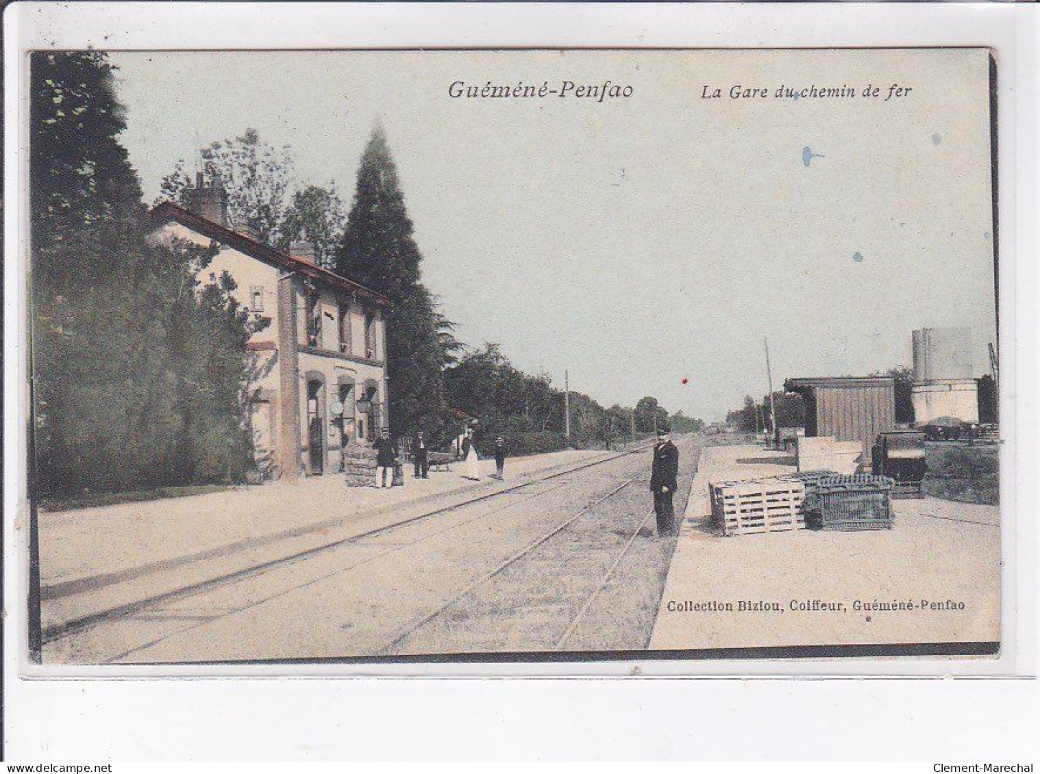 GUEMENE-PENFAO: La Gare Du Chemin Du Fer - Très Bon état - Guémené-Penfao