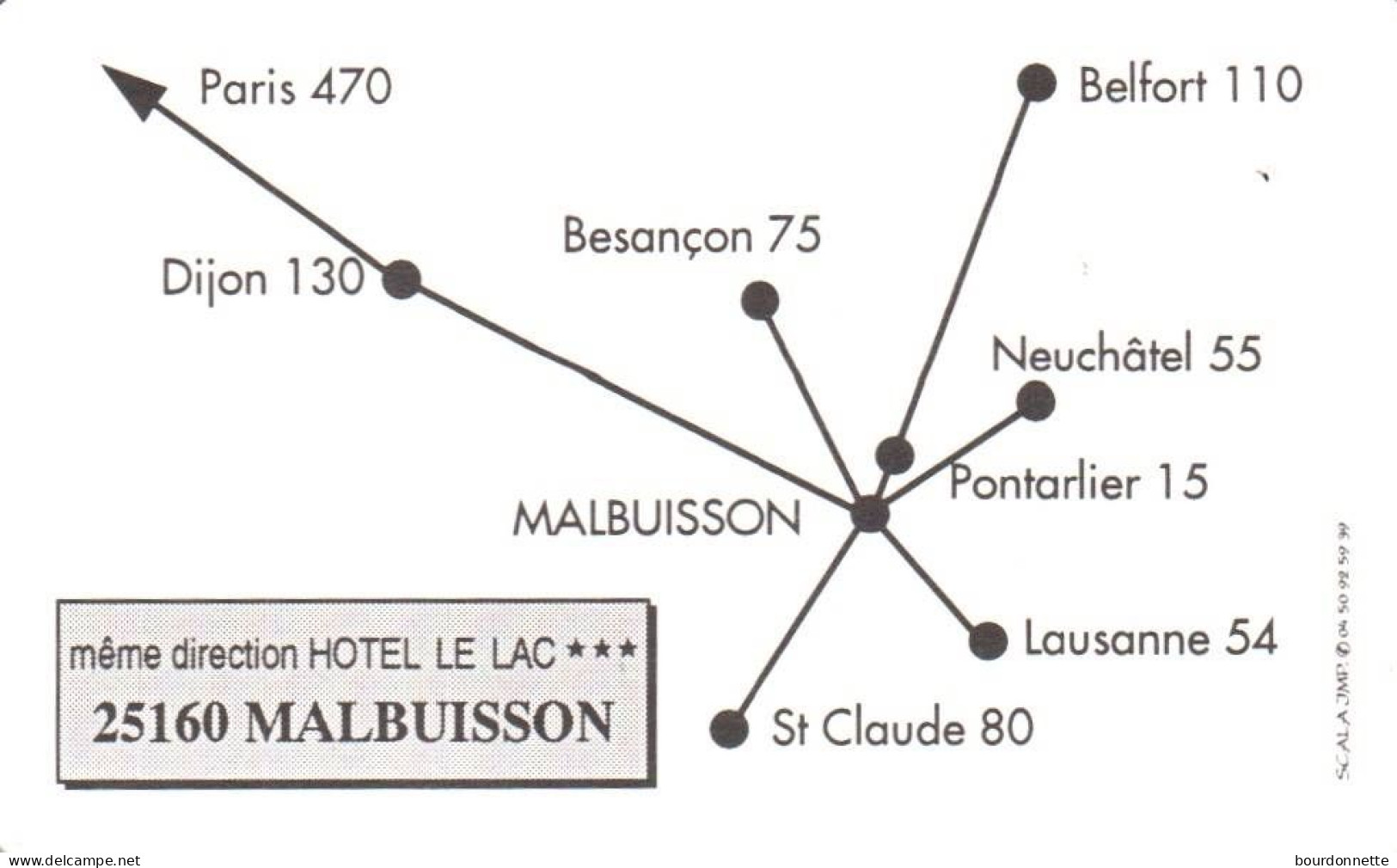 25- MALBUISSON  -PUB - CARTE VISITE -RESTAURANT Du Fromage - Sonstige & Ohne Zuordnung