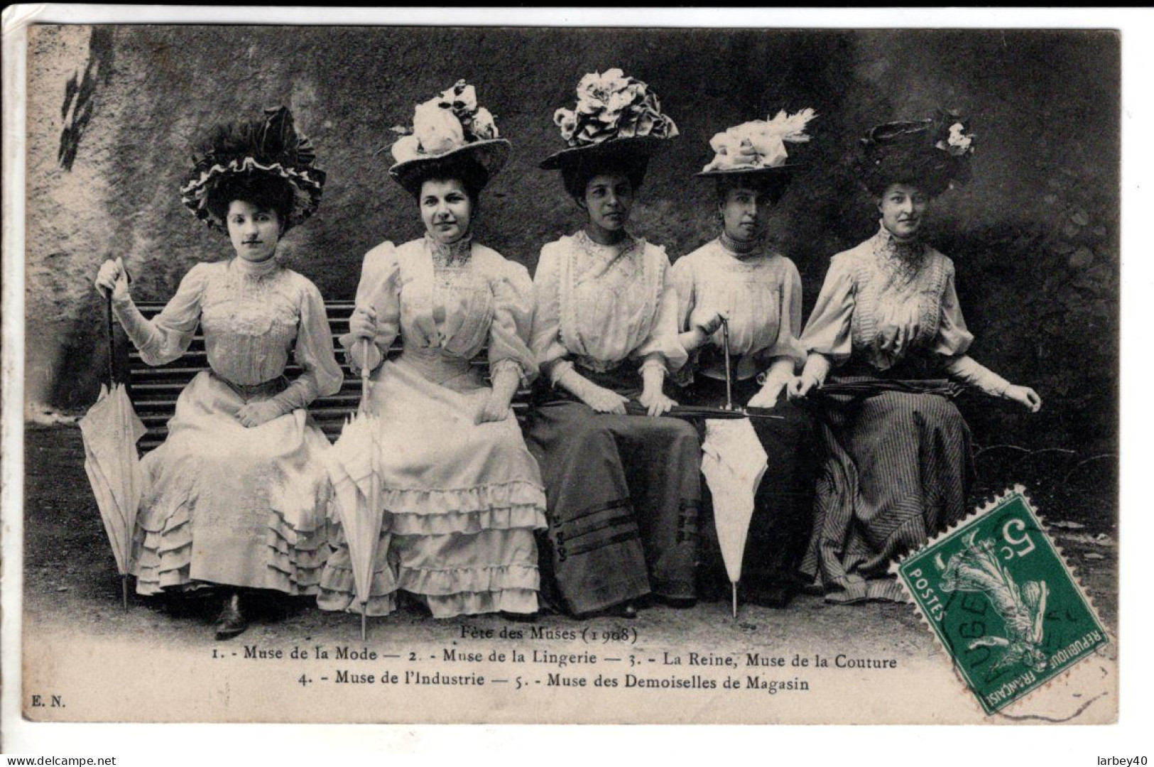 Cpa Fete Des Muses 1908 - Inns