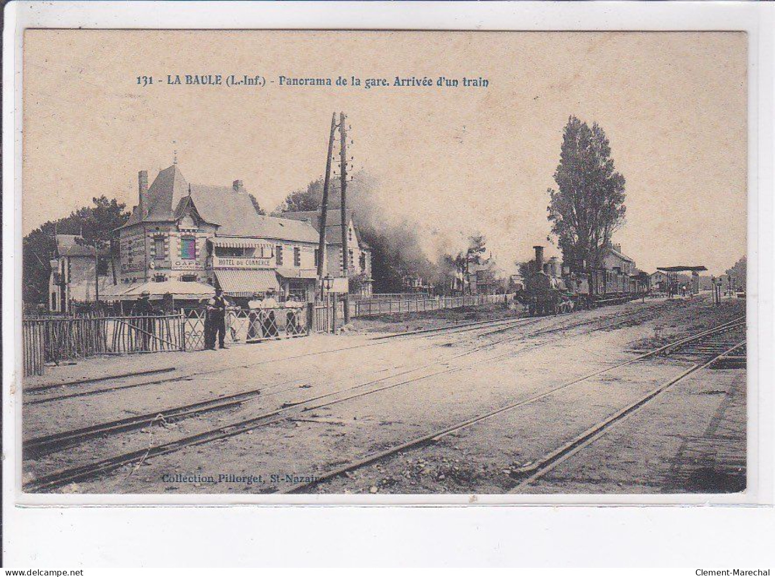 LA BAULE: Panorama De La Gare, Arrivée D'un Train - Très Bon état - Sonstige & Ohne Zuordnung