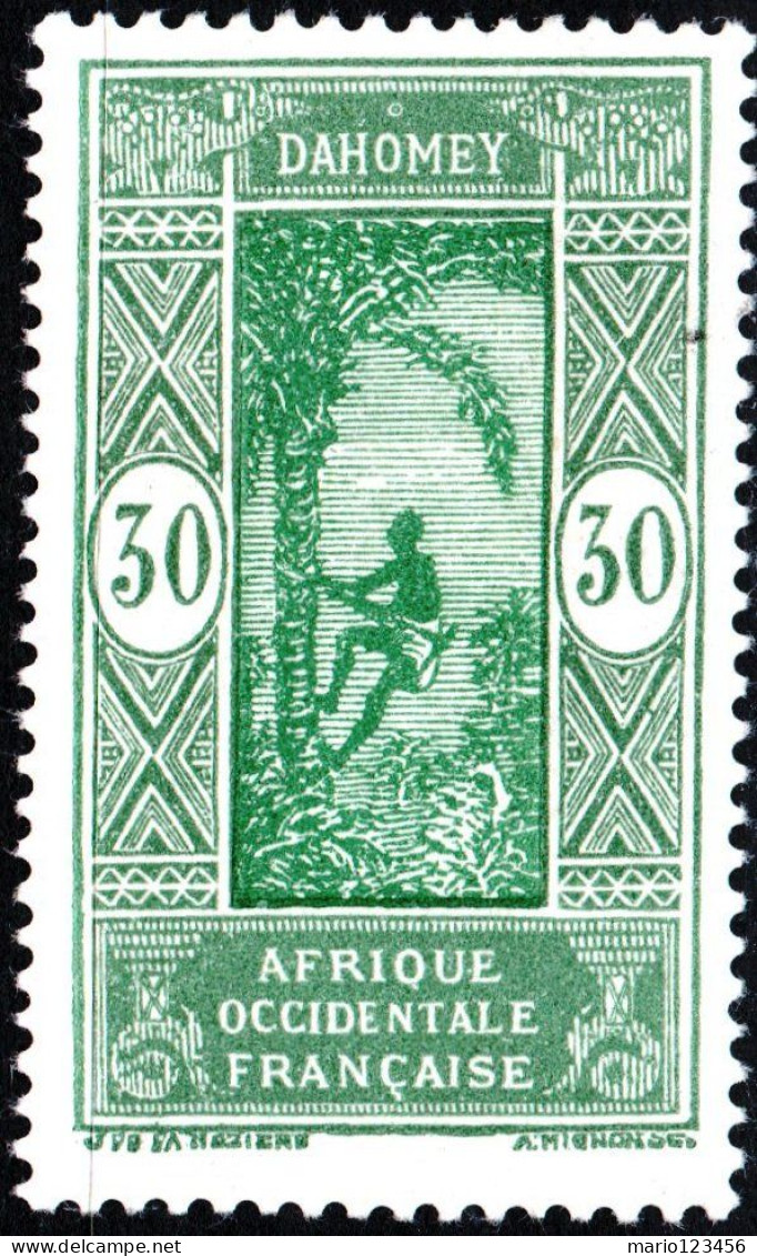 DAHOMEY, COSTUMI LOCALI, 1927, NUOVI (MLH*) Mi:DY 73, Scott:DY 59, Yt:DY 86 - Unused Stamps