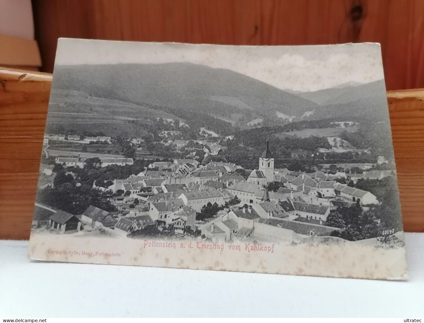 AK "POTTENSTEIN AN DER TRIESTING CA. 1910 NÖ"  SCHÖNE ALTE POSTKARTE  VINTAGE ANTIK  ORIGINAL  HEIMAT SAMMLER - Baden Bei Wien