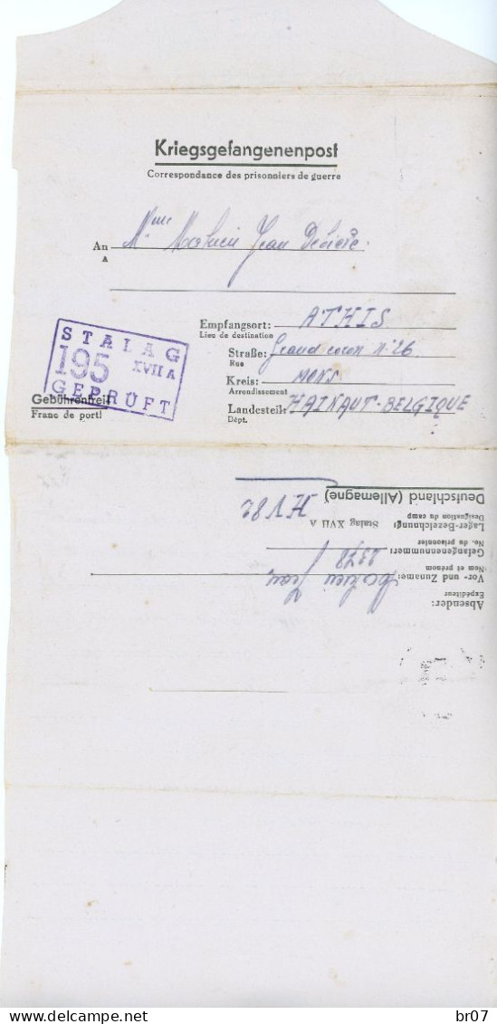CLFM CAMP PRISONNIERS XVIIA = KAISERSTEINBRUCK VIENNE AUTRICHE - Oorlog 1939-45